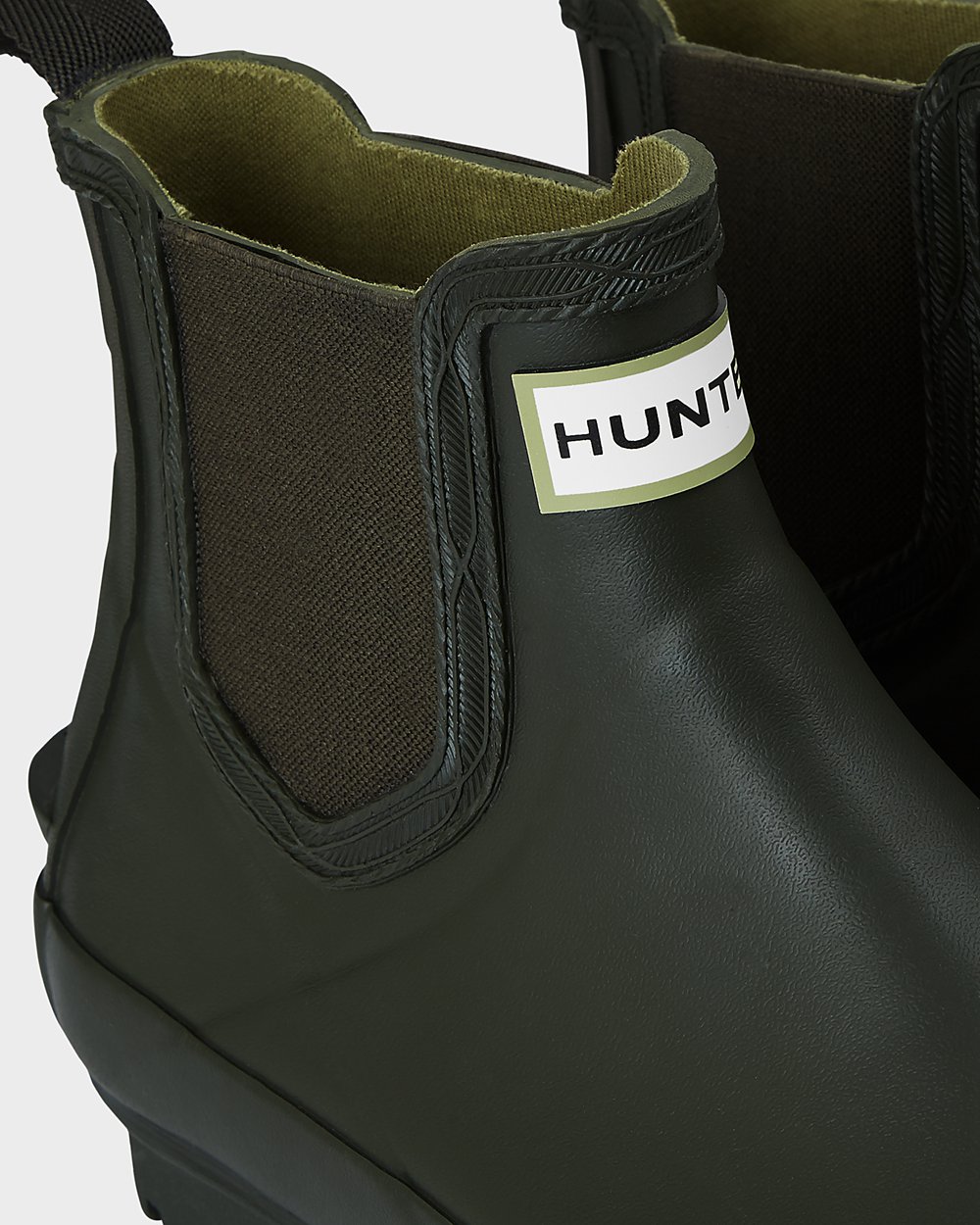 Botas Chelsea Hunter Mujer - Norris - Verde Oscuro Oliva - EJCZWSV-29